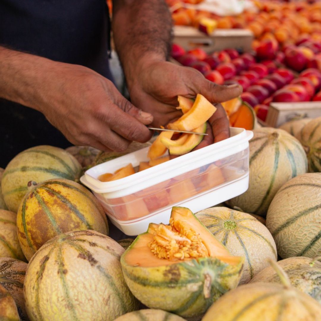 【永續旅遊】𝙎𝙋𝘼𝘾𝙀 𝘽𝙊𝙓 太空折疊保鮮盒|可微波自備矽膠便當盒推薦