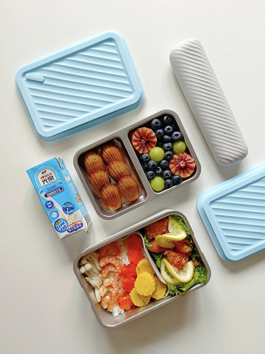 舌尖上的色彩 Double Box 可微波不鏽鋼便當盒 🌈