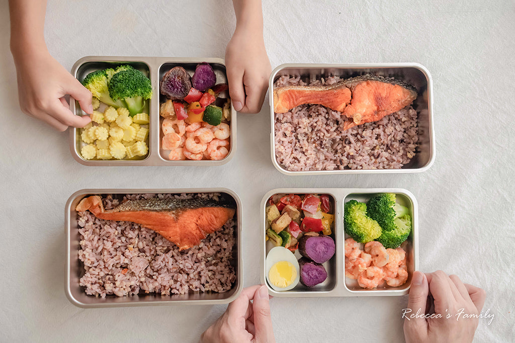 從裡美到外!時尚分隔便當盒替全家人掌握健康!BY 瑞貝卡一家