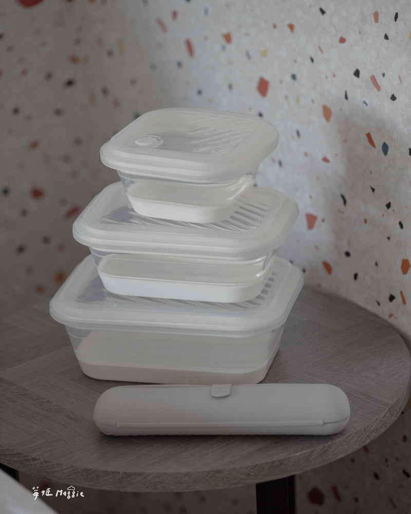 不要再說自備容器很麻煩了!1 秒折疊的矽膠保鮮盒來了!