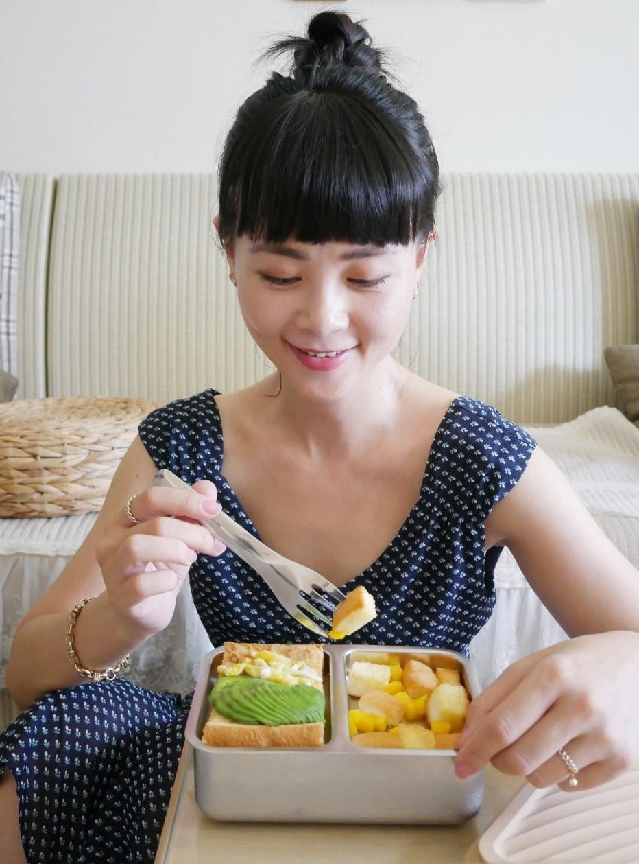 上班便當自己帶,用 Double Box 可微波不鏽鋼便當盒超方便!By 婗媽。甜栗子