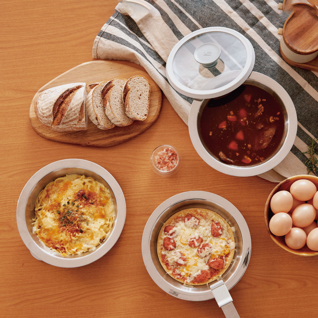 【 Susu 生活好煮意 】MakEat PAN 好好煮食鍋|不鏽鋼五件組