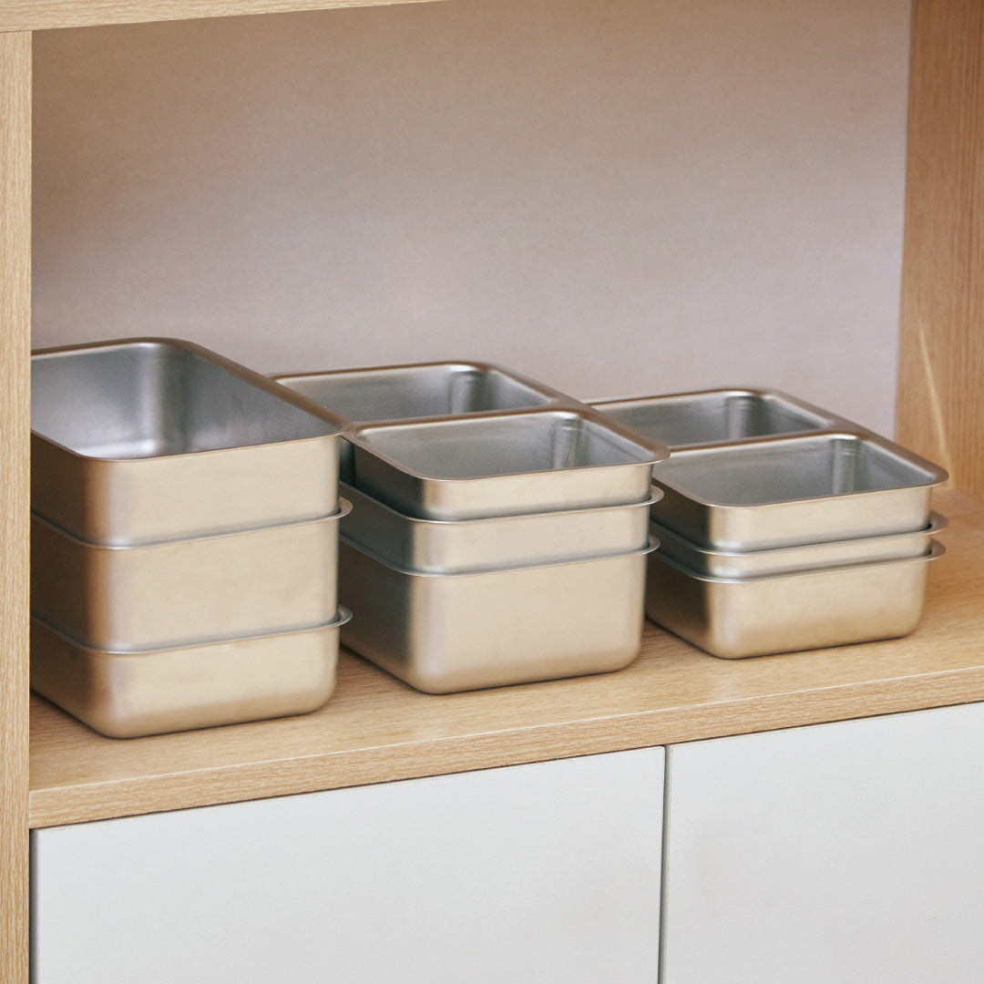 Double Box stainless steel separated crisper box