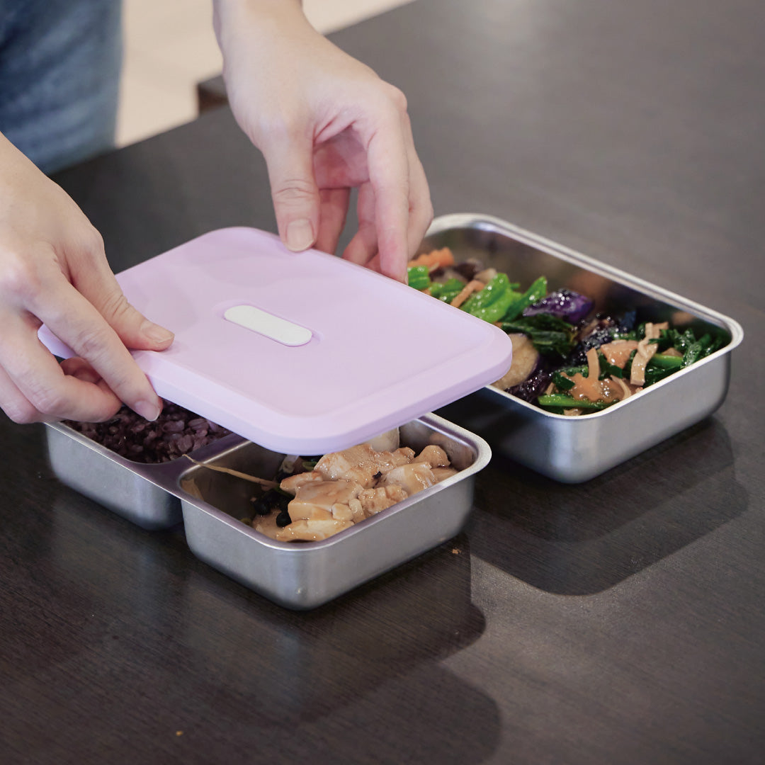 【I am a lifestyle home】Double Box stainless steel separated crisper box