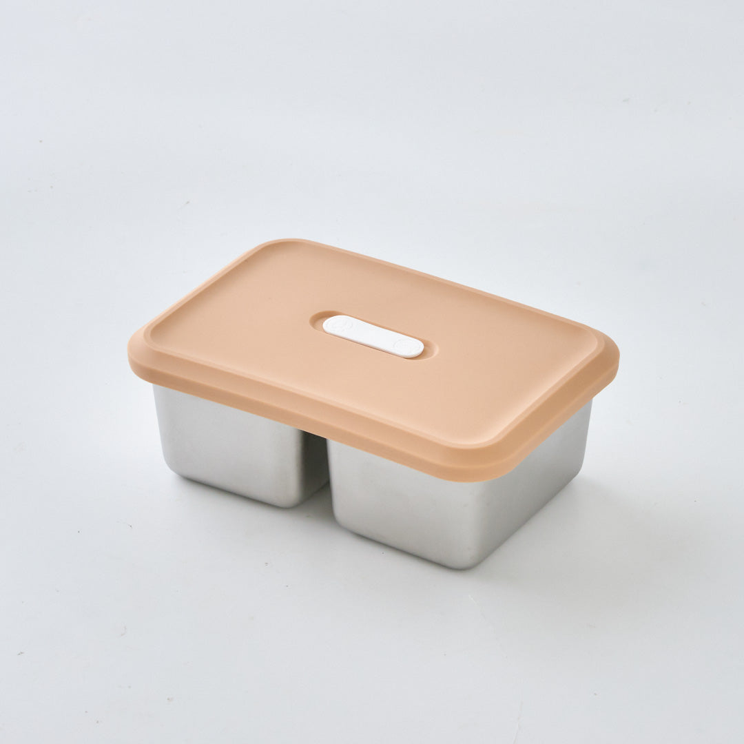 Double Box stainless steel separated crisper box