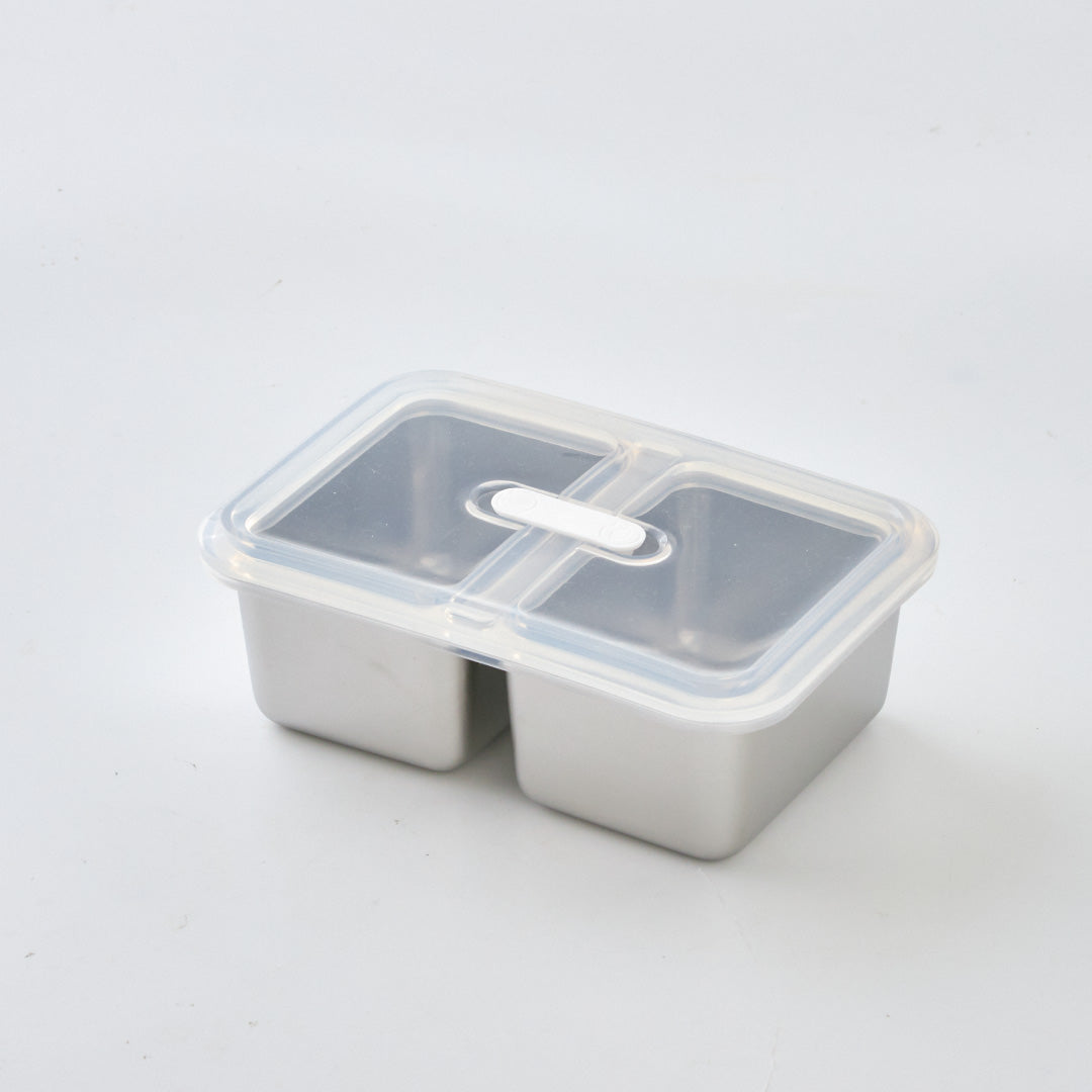Double Box stainless steel separated crisper box