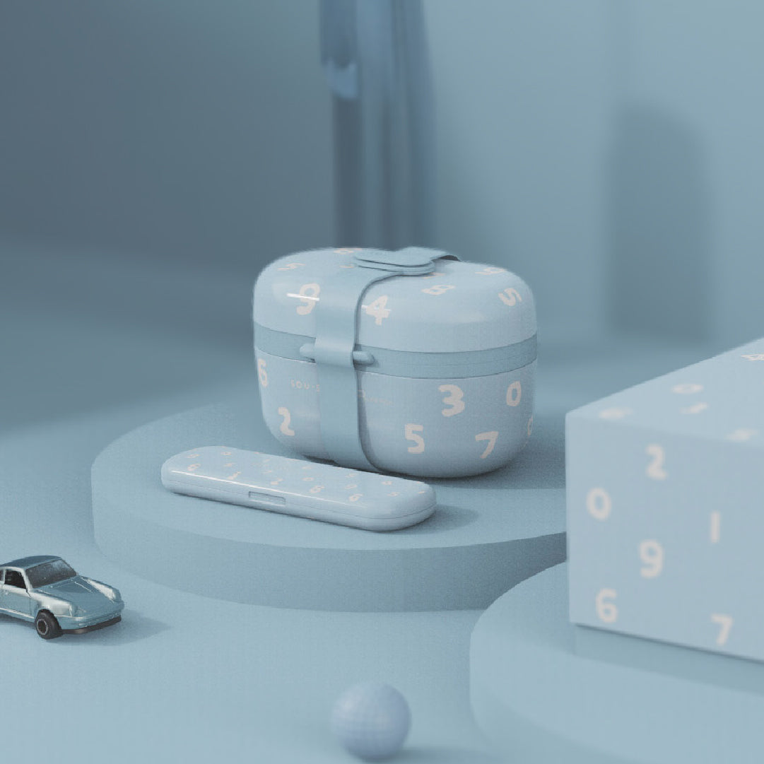 Bento-GO x SOU.SOU 聯名禮盒(一組含兩盒+餐具組+束環)