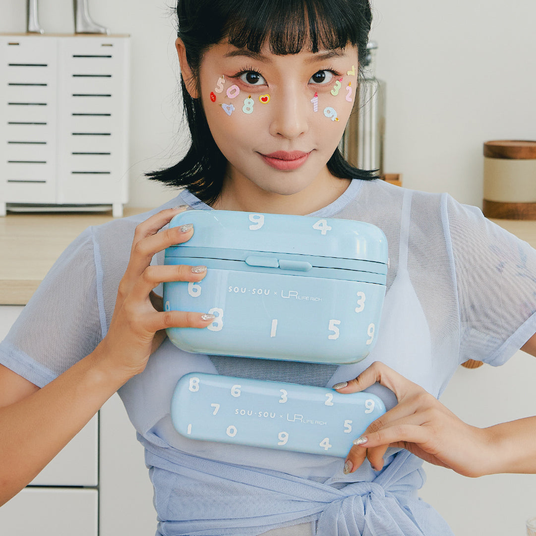 Bento-GO x SOU.SOU 聯名禮盒(一組含兩盒+餐具組+束環)