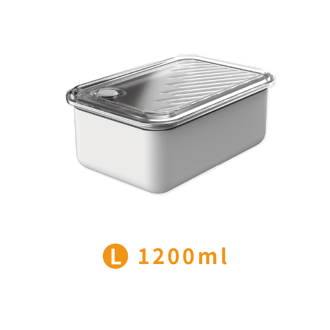 【 可憐蟲上工季 】Double Box 米香白保鮮盒