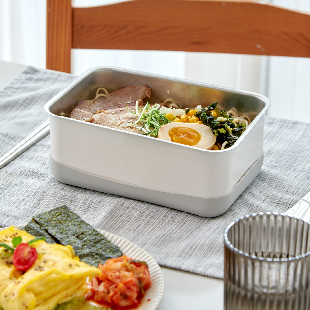 Double Box Steam Microwave Fresh Box-Mixiang White M