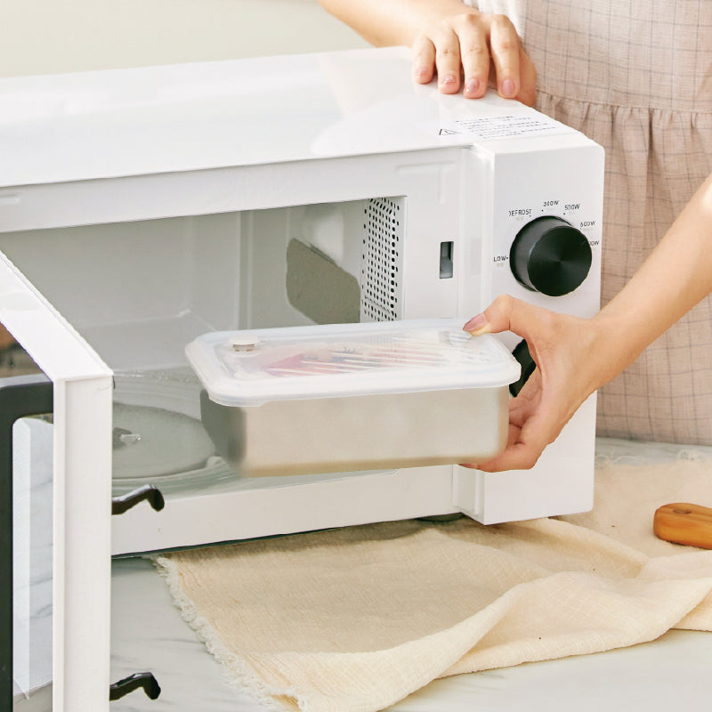 【1620 Exclusive】Double Box Steam Microwave Fresh Box